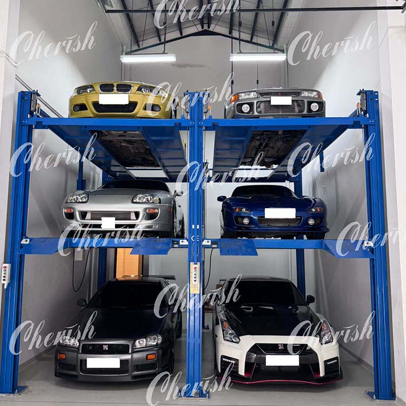 3 Level Car Lift on Indonesia